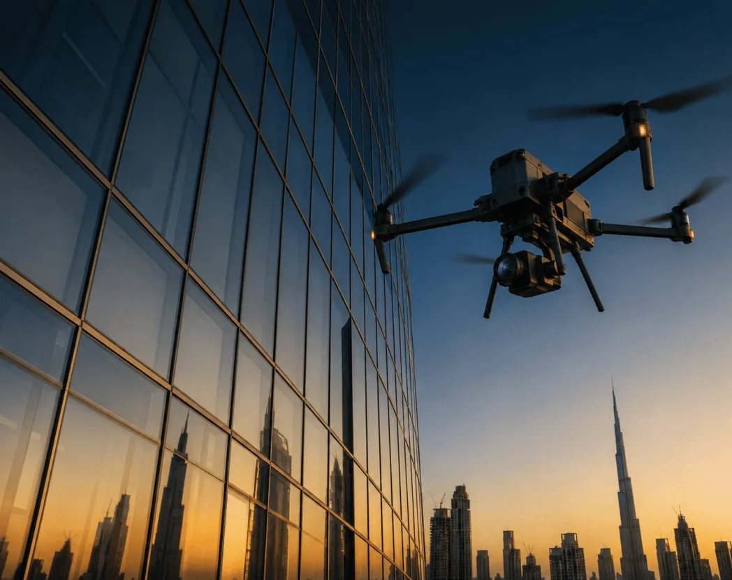 Drone facade inspection dubai