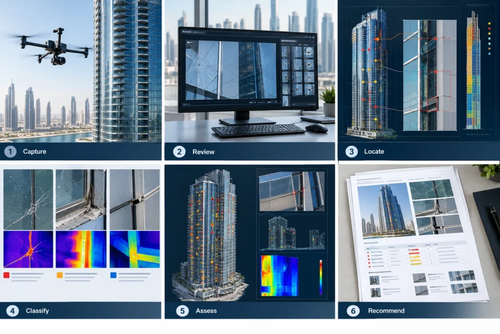 What Does a Façade Inspection Report Include? Sample Walkthrough